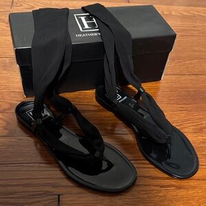 Heather's Closet Black Sandals